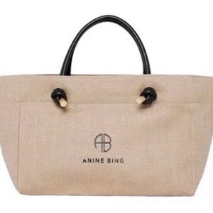 Anine Bing mini saffron tote bag